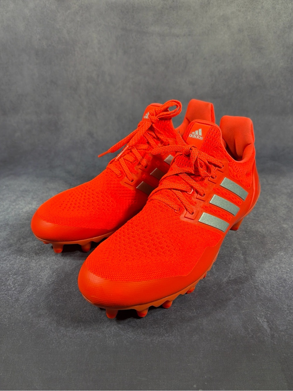 Adidas UltraBoost Solar Red / Orange Football Cleats JP7411 Men's Sz 12 NEW